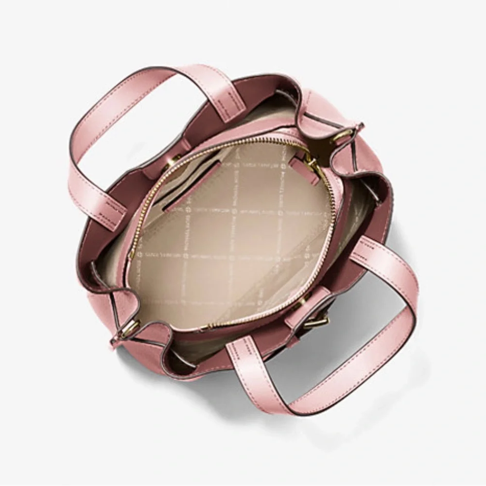 MK Emilia Leather Satchel POWDER BLUSH - Picture 10 of 11